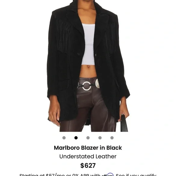 Understated Leather Marlboro blazer - Picture 5 of 6